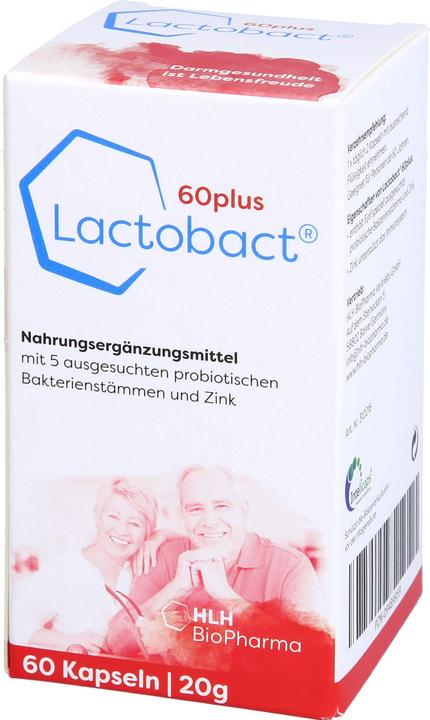 Image du produit Lactobact Capsule 60plus (60 pièce(s), Capsules, 21 g)
