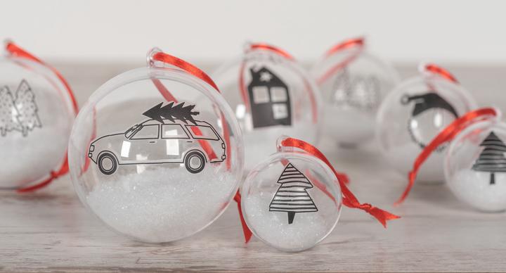 Image du produit Heyda Autocollants à gratter "Xmas", noir