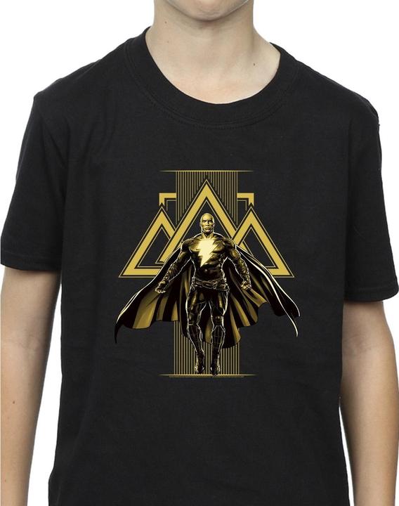 Immagine prodotto Black Adam Rising Golden Symbols Maglietta Ragazzi (140, 146)