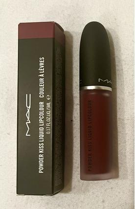 Actual product image MAC Cosmetics Powder Kiss Liquid Lipcolour (977 Fashion Emergency)