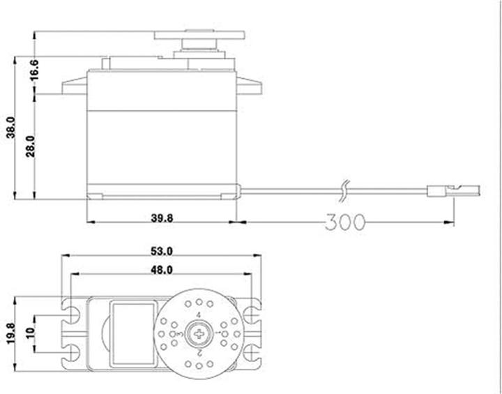 Actual product image Hitec Standard Servo HS-5495BH Digit