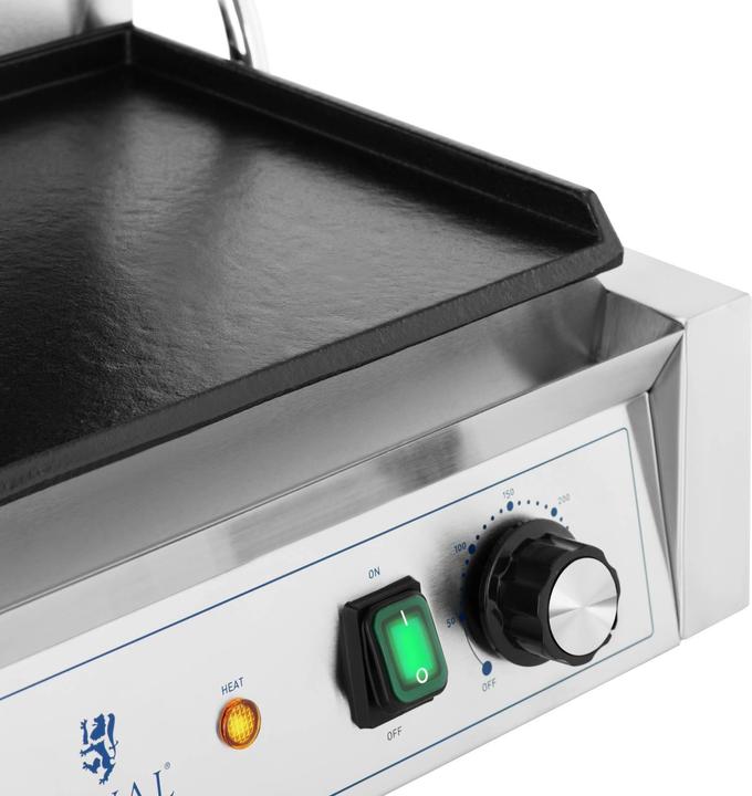 Produktbild Royal Catering Doppel-Kontaktgrill Elektrogrill Elektrogriller flach 3.600 W
