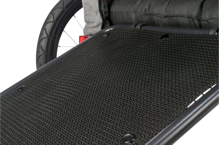 Produktbild Trixie Fahrrad-Anhänger M, 71×95×85/138 cm, Grau/Salbei (Hund, Reflektoren, Abschliessbar)