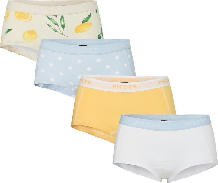 Produktbild Pieces PCLOGO 4er-Pack Boxershorts (M, 4er Pack)