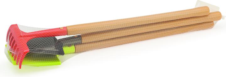 Produktbild Ecoiffier Gartengeräte aus Metall mit Holzgriff, 3-tlg.