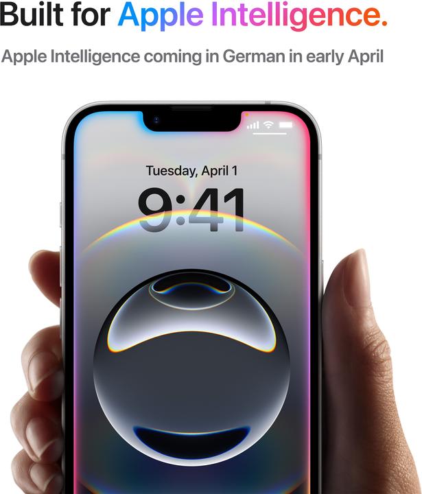 Produktbild Apple iPhone 16e (128 GB, Black, 6.10", Dual SIM, 48 Mpx, 5G)