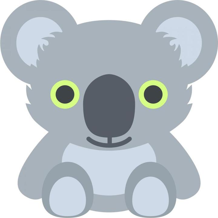Produktbild Emojione Emoji Koala (120 x 120 cm)