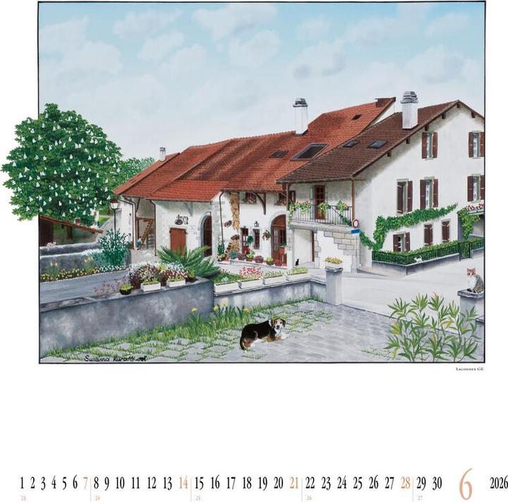 Image du produit Calendrier illustré SUSANNA fermes peintes (Couverture rigide)