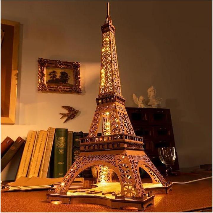 Produktbild Robotime Bausatz Night Of The Eiffeltower, Modell Art: Gebäude