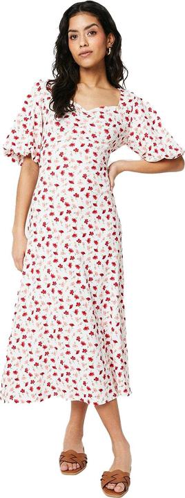 Produktbild Dorothy Perkins Midikleid Geraffte Front Puffärmel (42 D)