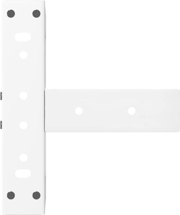 Produktbild VidaXL Couchtischbeine T-Form 2 Stk. Weiss 30x25x(30-31) cm Stahl Tischbein