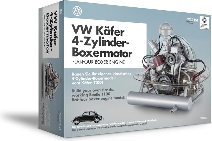 Actual product image Franzis Baubox VW Beetle 4-cylinder boxer engine