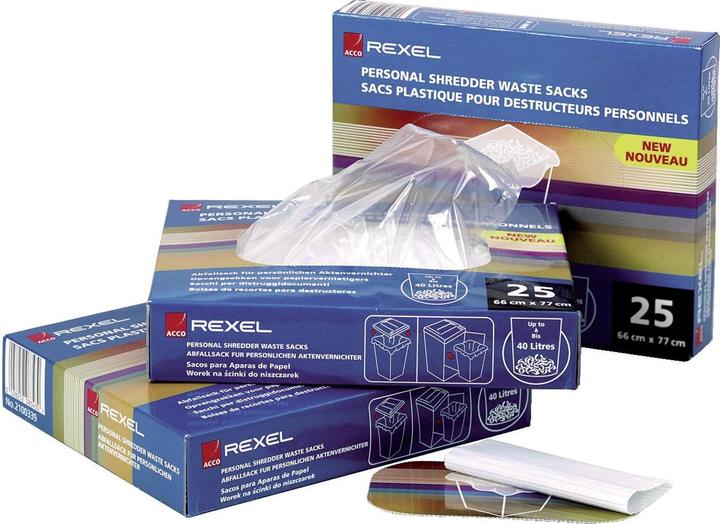 Productafbeelding Rexel Afvalzakken (100 x, 40 l)