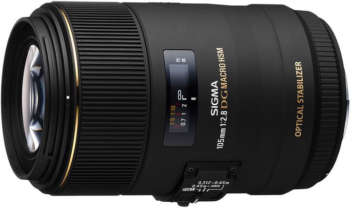 Actual product image Sigma 105mm f/2.8 EX DG OS HSM Nikon F (Nikon F, full size)