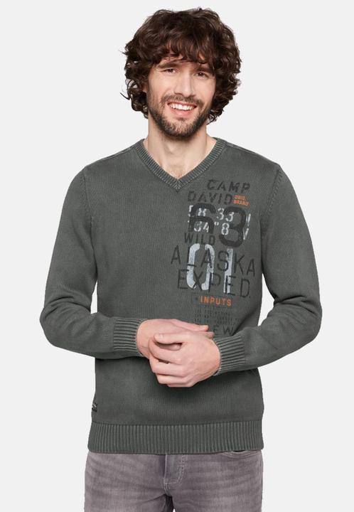 Actual product image Camp David Jumper Knitted jumper V-neck (3XL)