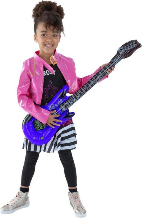 Produktbild Smiffys Rockstar Glam Kostüm Mädchen (128, 134, 130 B)