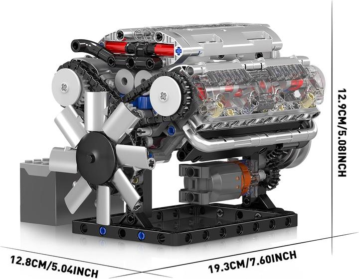 Image du produit Mould King Moteur 8 cylindres en V