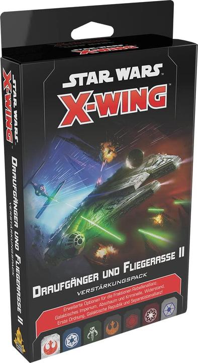 Produktbild FFG FFGD4177 - Star Wars: X-Wing 2. Edition: Draufgänger und Fliegerasse II (DE-Erweiterung) (Deutsch)