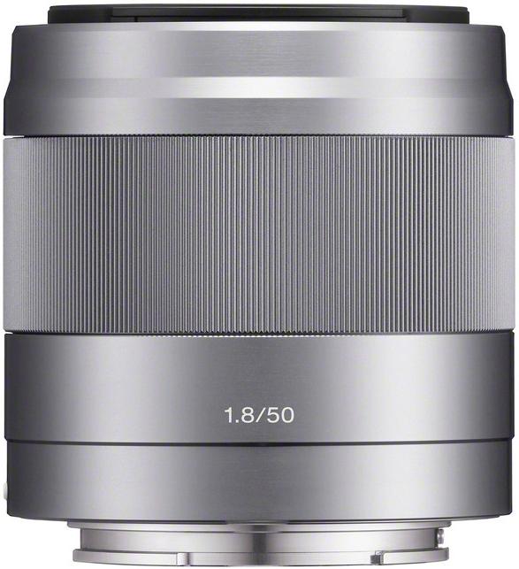 Sony E 50mm f/1.8 OSS, monture E (Sony E, APS-C / DX)