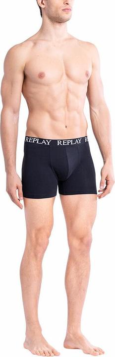 Produktbild Replay Trunk BOXER Style 01/C Basic Cuff Logo im 2er Pack (L, 2er Pack)
