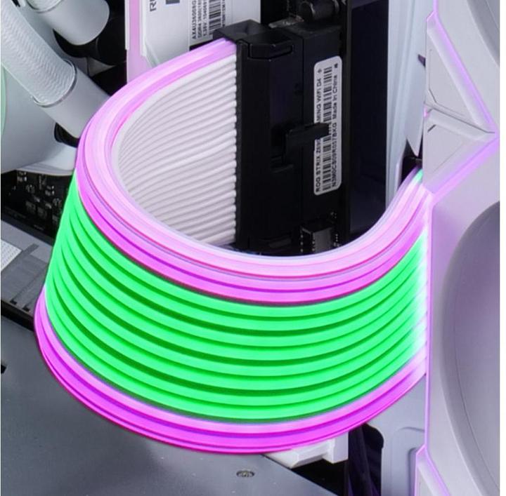 Actual product image Lian-Li Strimer Wireless 2x 8-Pin CPU-Kabel (Multicoloured)