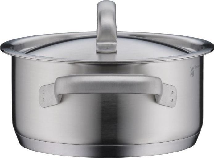 Productafbeelding WMF Kookpot Koekenpan Inductie 16cm Metalen Deksel 1,4l Gourmet Plus Roestvrij Staal (16 cm, Braadpan + kasserol, Steelpan, Roestvrij staal)