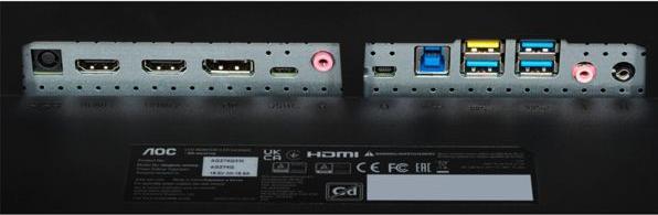 Actual product image AOC AG274QXM (2560 x 1440 pixels, 27")