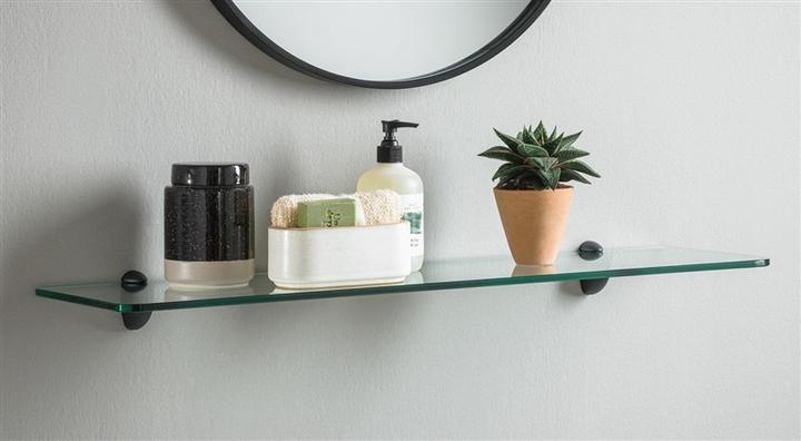 Produktbild Dolle Glas-Regalboden Standard B 600 x T 200 x H 8 mm, klar (60 x 20 x 1 cm)