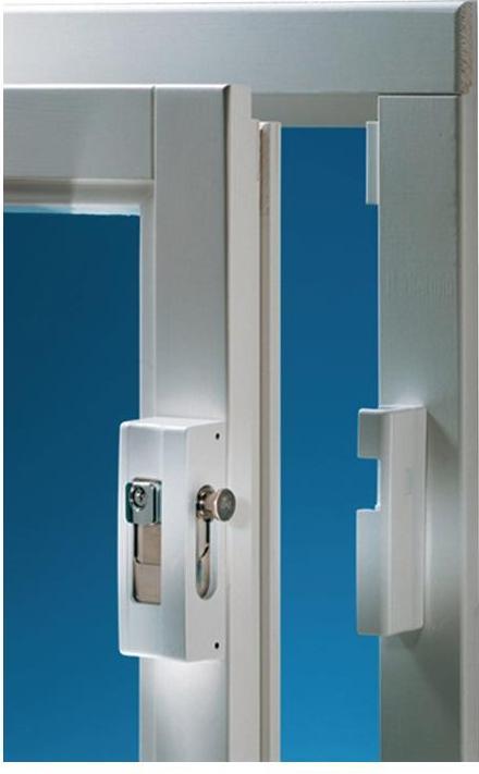 Actual product image Burg Wächter Universal additional security device B 1 to screw on brown Windows and doors