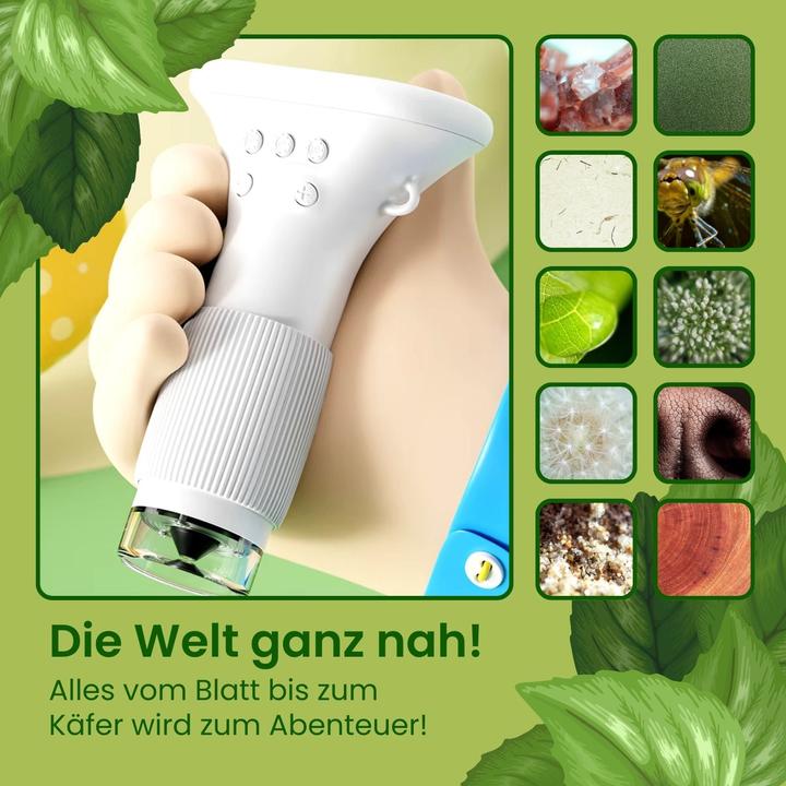 Actual product image Hermex Portable children's microscope Mini hand-held microscope Portable microscope