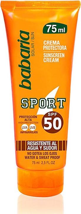 Immagine prodotto Babaria BARBARIA Crema solare viso, confezione da 1 (1 x 75 ml) (Crema solare viso, SPF 50+, 75 ml)
