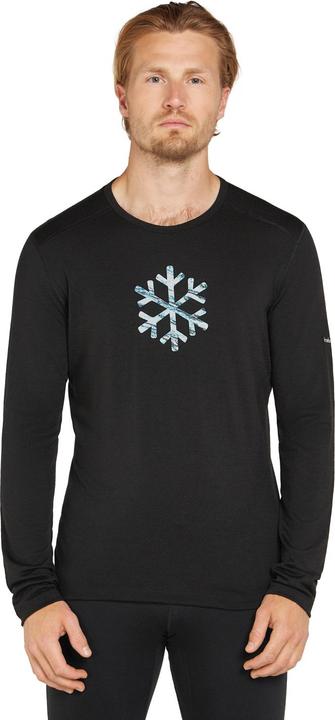 Actual product image Icebreaker Merino 200 Oasis L/S Crewe POW (S)