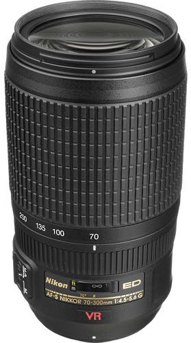 Produktbild Nikon AF-S 70-300mm, f/4.5-5.6G VR (Nikon F, Vollformat)