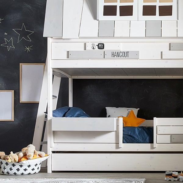 Image du produit Lifetime Kidsrooms Lit d'aventure Hangout avec sommier à lattes de luxe ci-dessous (90 x 200 cm)