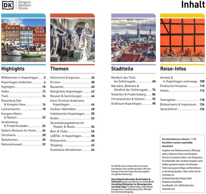 Image du produit TOP10 Reiseführer Kopenhagen (Allemand, DK Verlag Voyage, 2023)