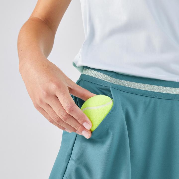 Produktbild Artengo Mädchen Tennisrock - TSK Dry F türkis (8, 9, 10)