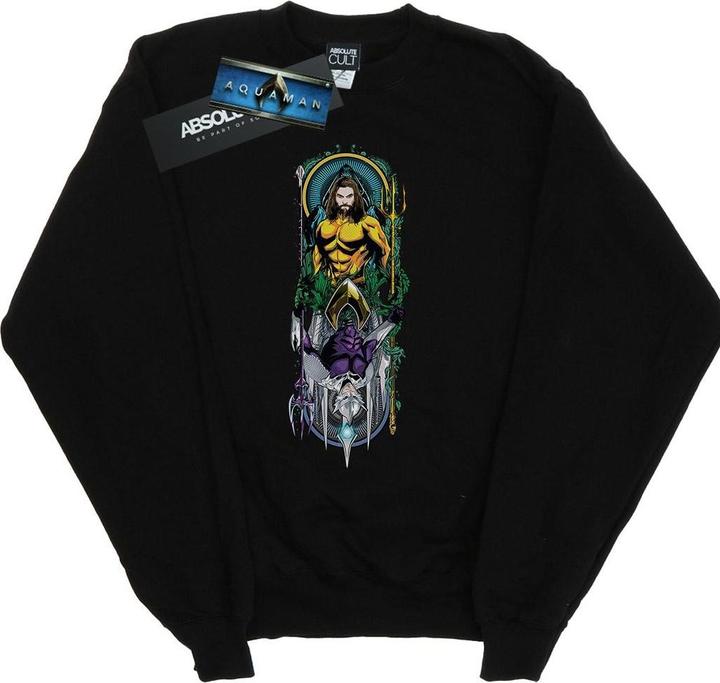 Actual product image Boys Aquaman Ocean Master Sweatshirt (128)