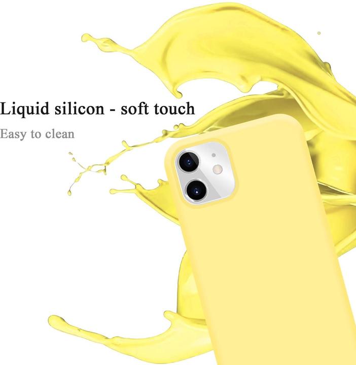 Actual product image Cadorabo TPU Liquid Silicone Case Cover (Apple iPhone 11)