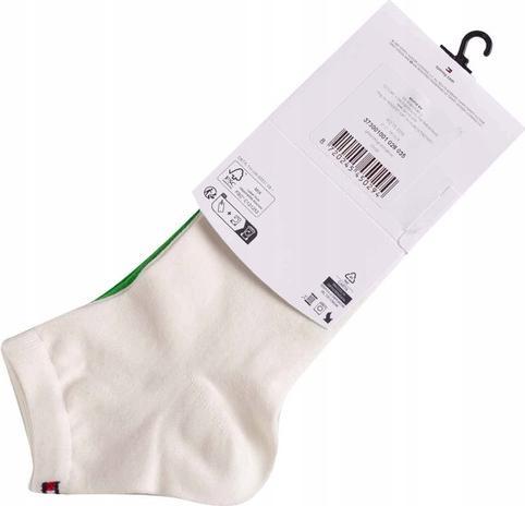 Image du produit Tommy Hilfiger Femmes Th Women Casual 2p SHORT SOCK, Green/Marshmallow, 35-38 EU (lot de 2, 35 - 38)