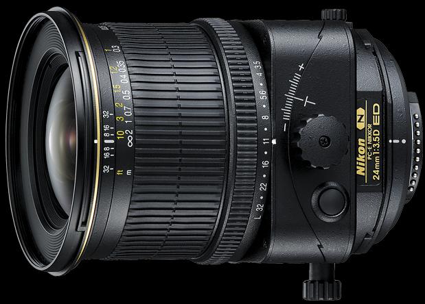 Image du produit Nikon PC-E Nikkor 24mm f/3.5D ED Tilt-Shift (Nikon F, Plein format)