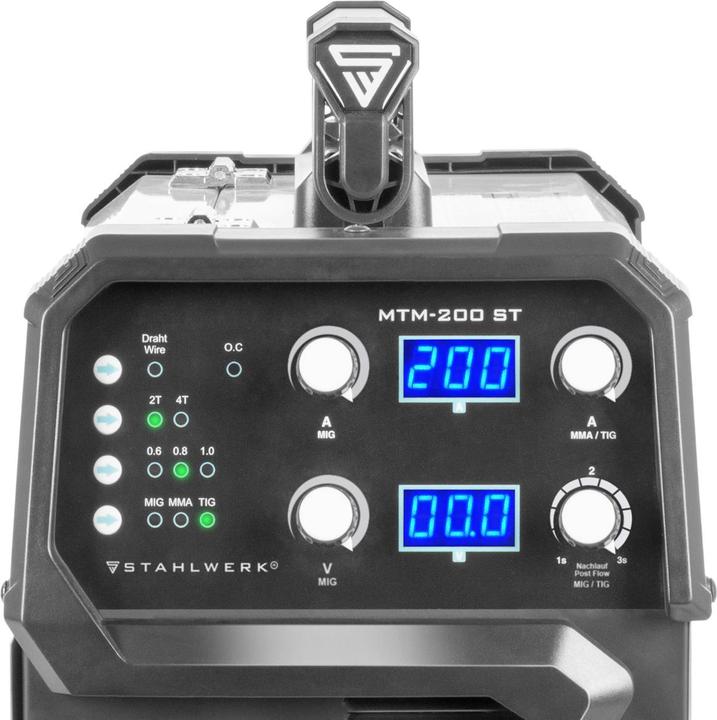 Image du produit Stahlwerk Soudeuse combinée MTM-200 ST 3-en-1 avec dévidoir de fil synergique 200 A