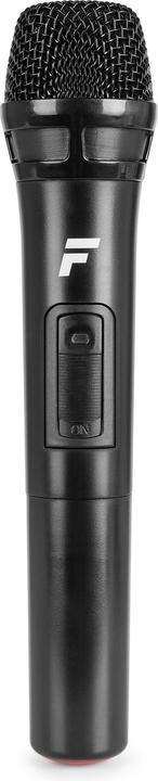 Actual product image Fenton Speaker Bluetooth - FT12LED MK2 karaoke box met LEDâ€™s, accu en microfoon - Voor (Active)