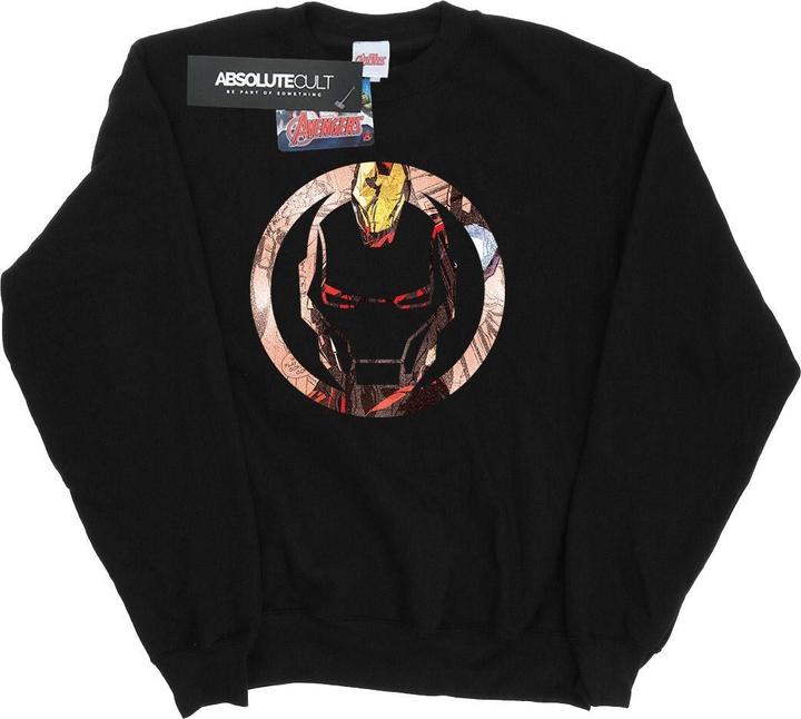 Jungen Iron Man Montage Symbol Sweatshirt