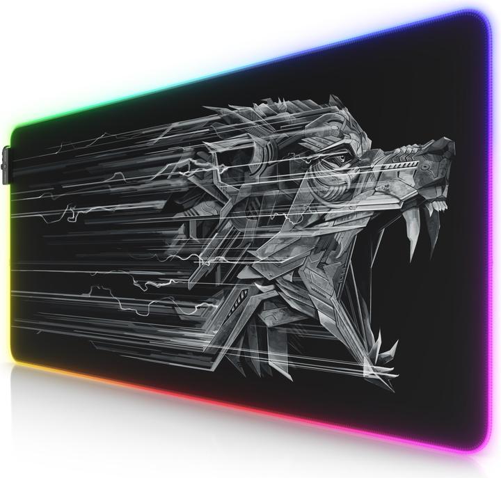 Actual product image Titanwolf RGB gaming mouse pad (XL)
