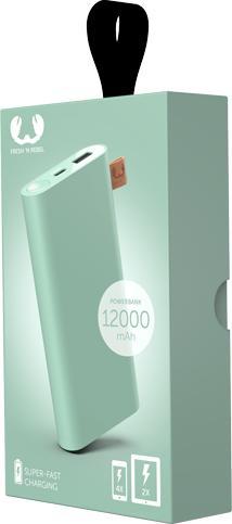 Actual product image Fresh'N Rebel CONCRETE - Powerbank (12000 mAh, 44.40 Wh)