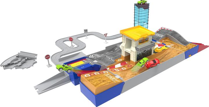 Produktbild Driven by Battat Driven - Pocket 2-in-1 Rennstrecke/Autowerkstatt