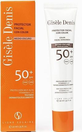 Produktbild Gisele Denis Gisèle Denis Color Facial Sunscreen Spf50+ Medium/Dark 40ml (Sonnencreme, SPF 50+, 40 ml, 150 g)