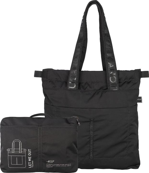 Actual product image Tucano BLMOSH-BK shopping bag Black Pouch
