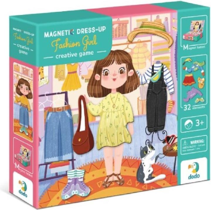 Image du produit Dodo Jeu magnétique - Fille de la mode - Habillage - Créativité