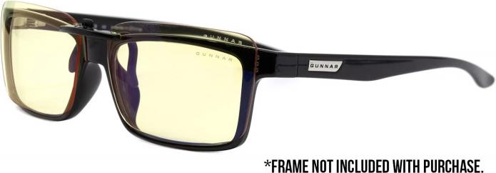 Actual product image Gunnar Gaming Glasses Clip on Onyx Amber